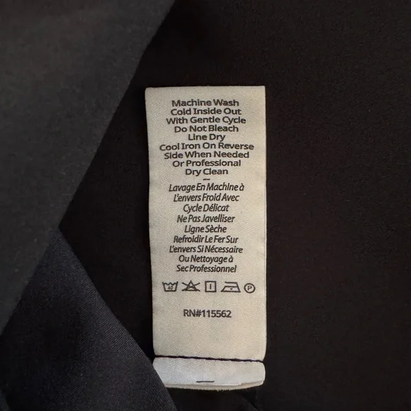 Cinq a sept Alizee Vegan Leather Mini Shirt Dress in Black. Size 10. NWT. - Picture 8 of 9